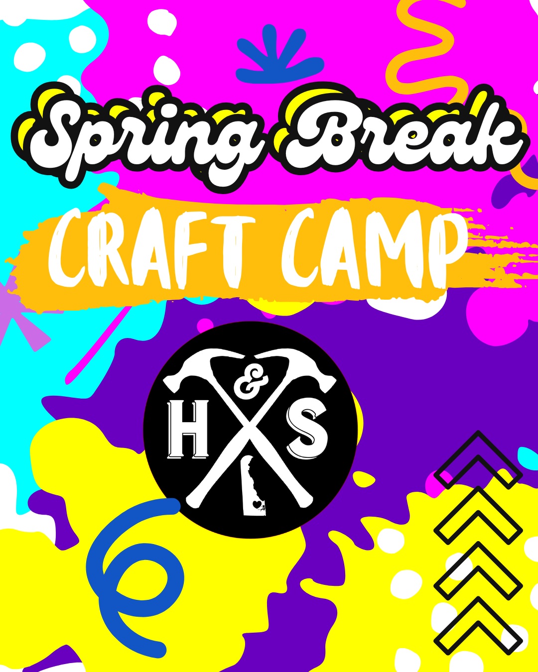 4/21/25- 4/25/25: SPRING BREAK CRAFT CAMP!
