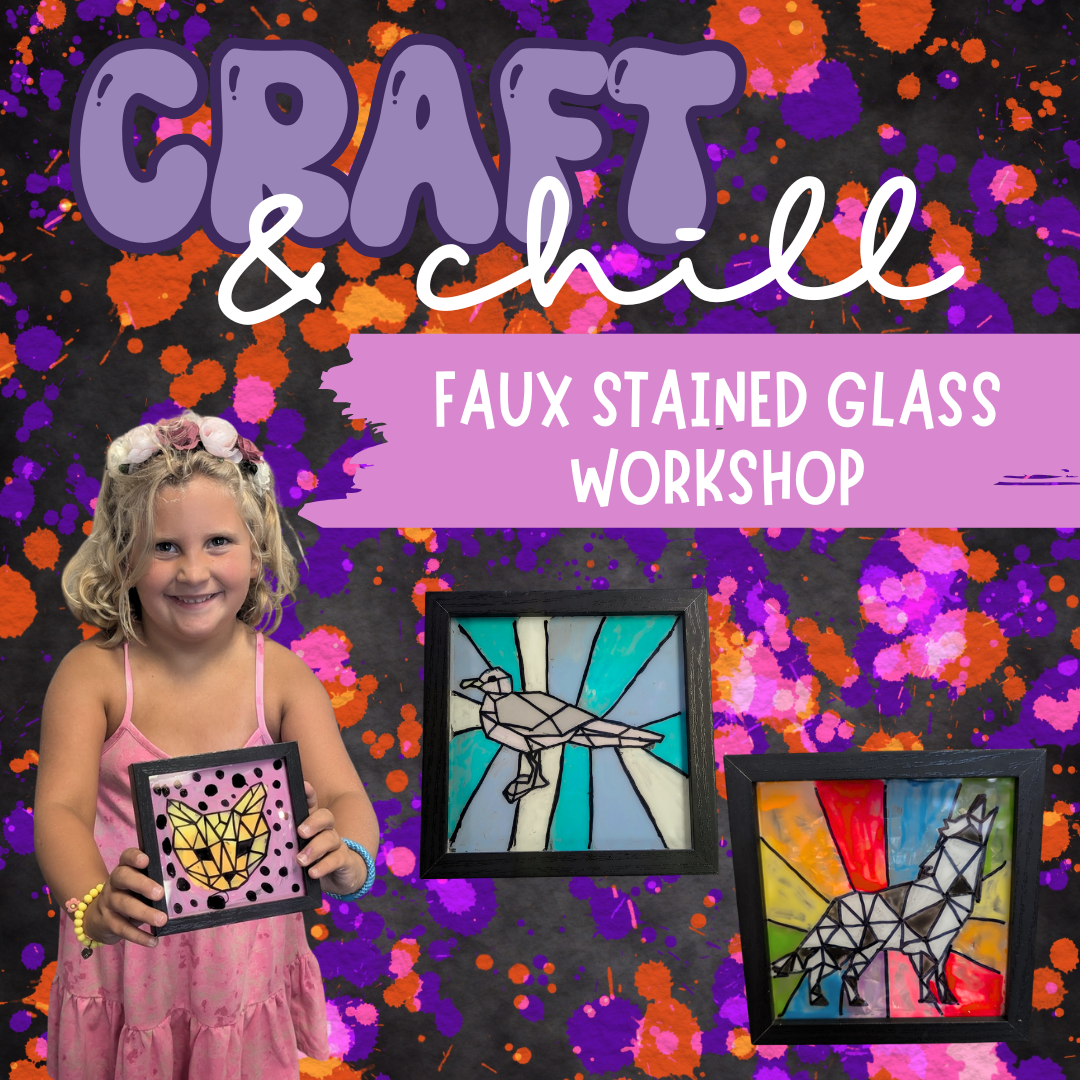 Thursday 08/21/25 CRAFT & CHILL: Faux Stained Glass