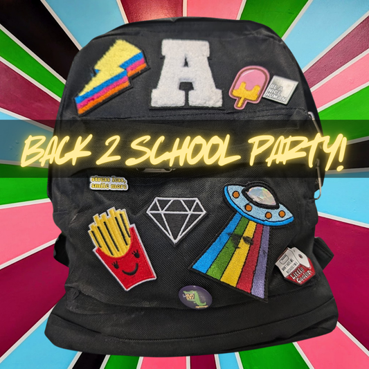 8/22: 9am-12pm BACK 2 SCHOOL PARTY!