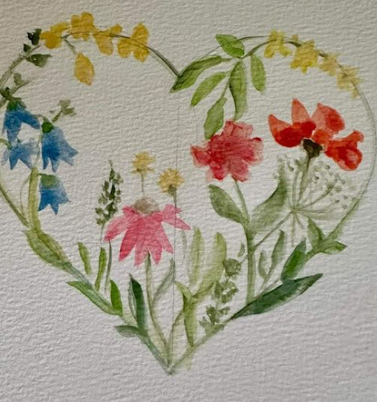 2/9 @ 2pm  DIY Watercolor Florals w/ Heather