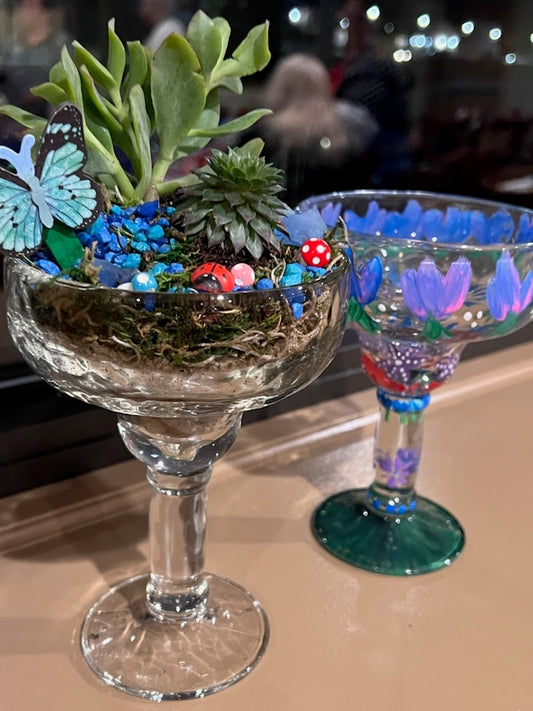 5/4/24 @ 6pm Cinco De Mayo Margarita Glass Paint & Plant Fiesta
