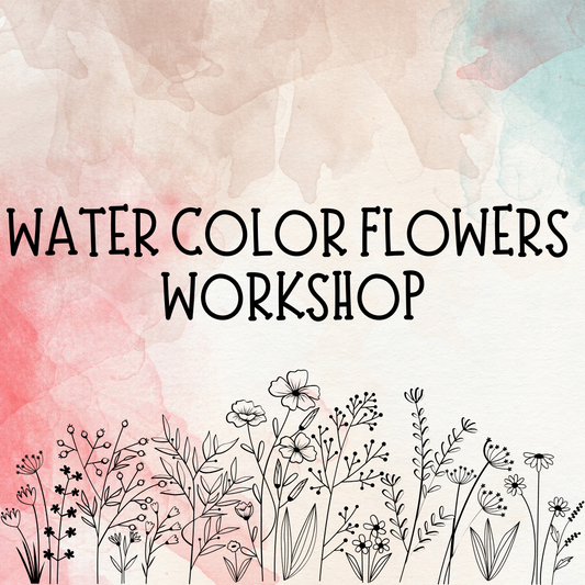 2/8 @ 6pm  DIY Watercolor Flowers w/ Heather